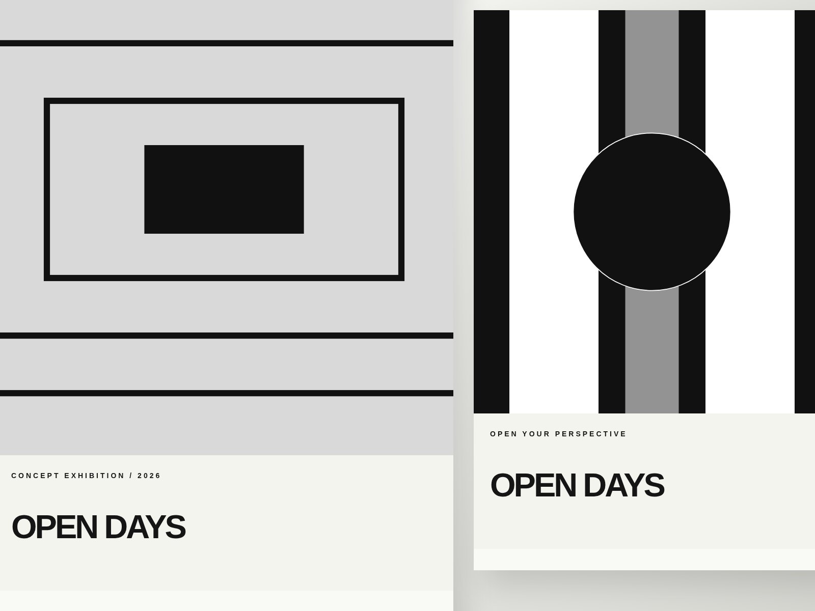 OPEN DAYSの仮制作イメージ・ディテール