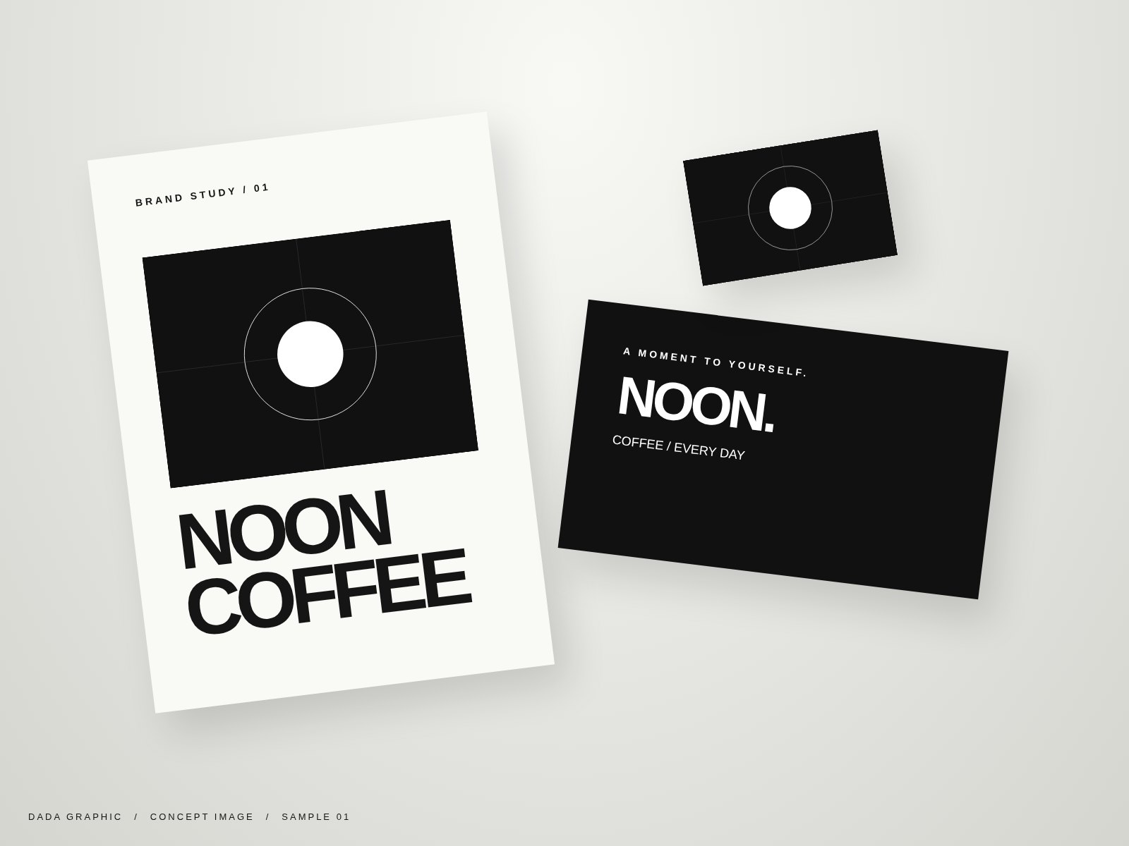 NOON COFFEE（レイアウト確認用の仮制作イメージ）