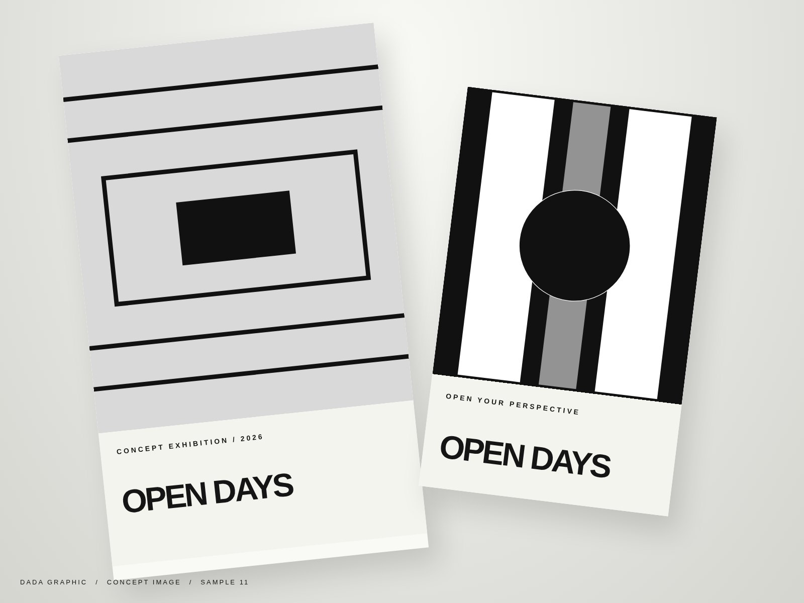OPEN DAYS（レイアウト確認用の仮制作イメージ）
